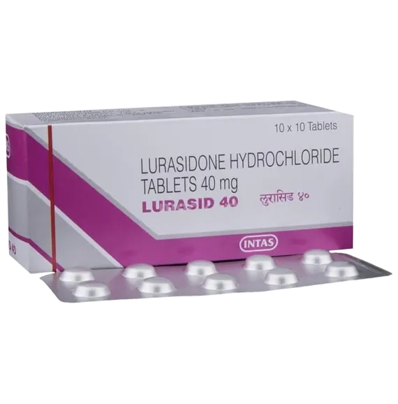 lurasid 40mg tablet 10's